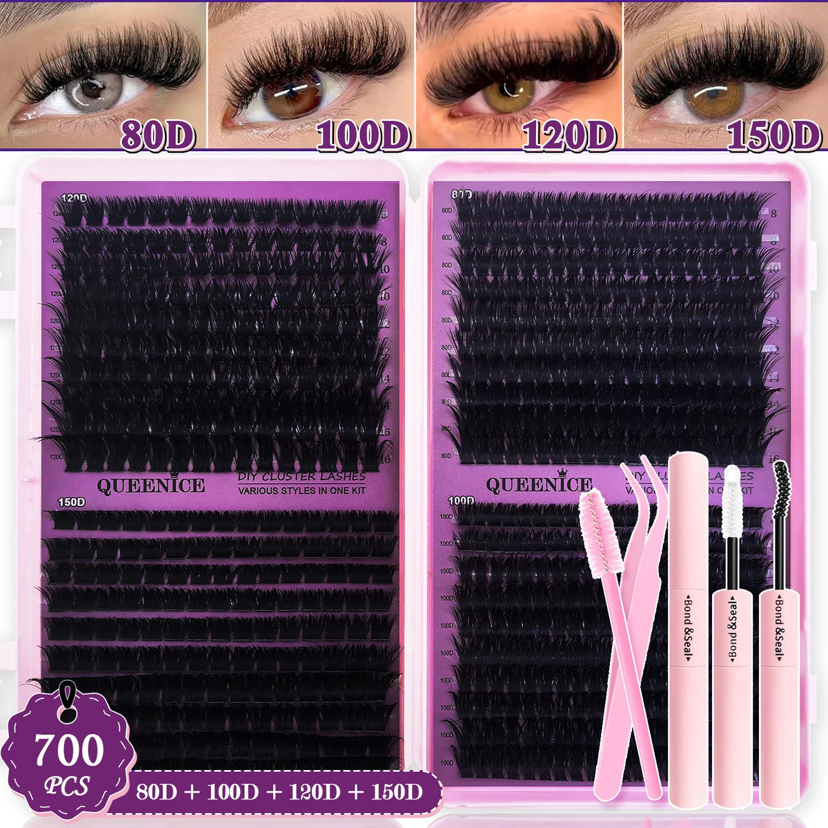 DIY Cluster Lash Extension Kit