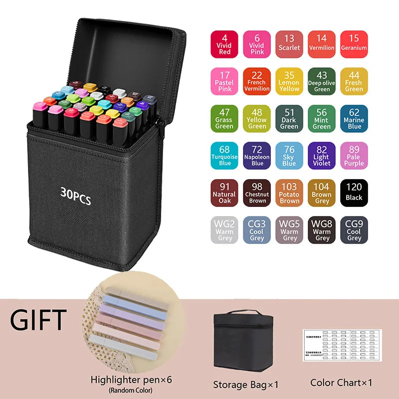 Dual Tip Alcohol Art Markers