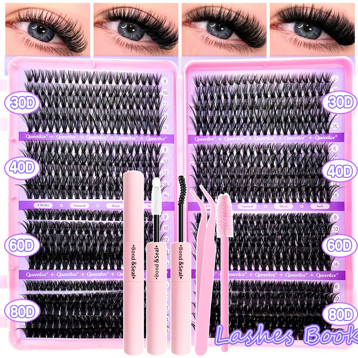 DIY Cluster Lash Extension Kit