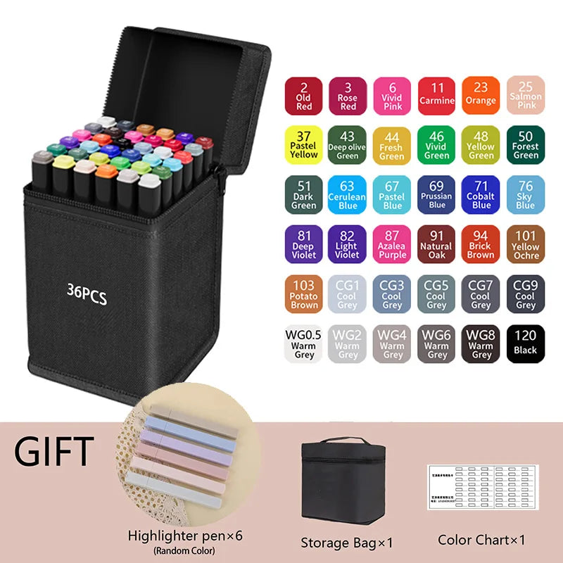 Dual Tip Alcohol Art Markers