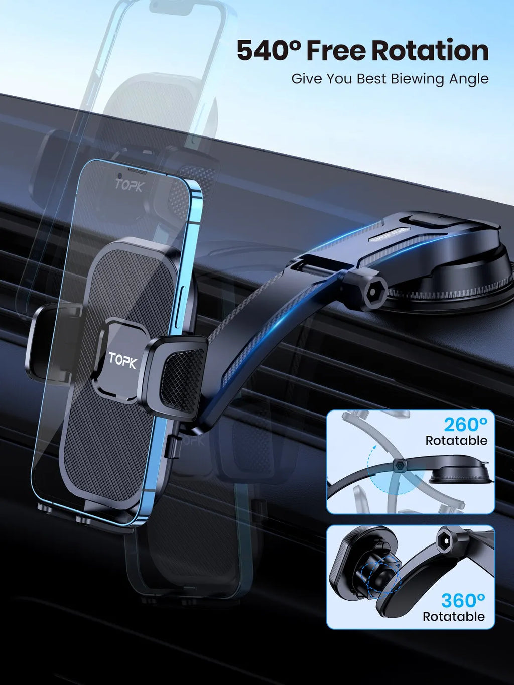 Gravity Car Phone Holder
