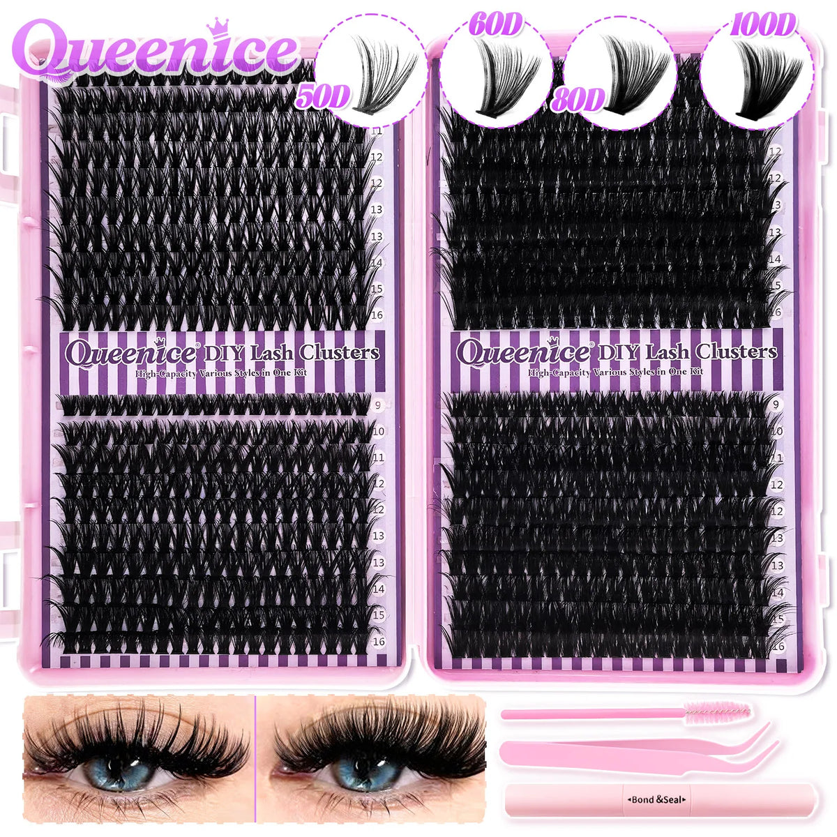 DIY Cluster Lash Extension Kit
