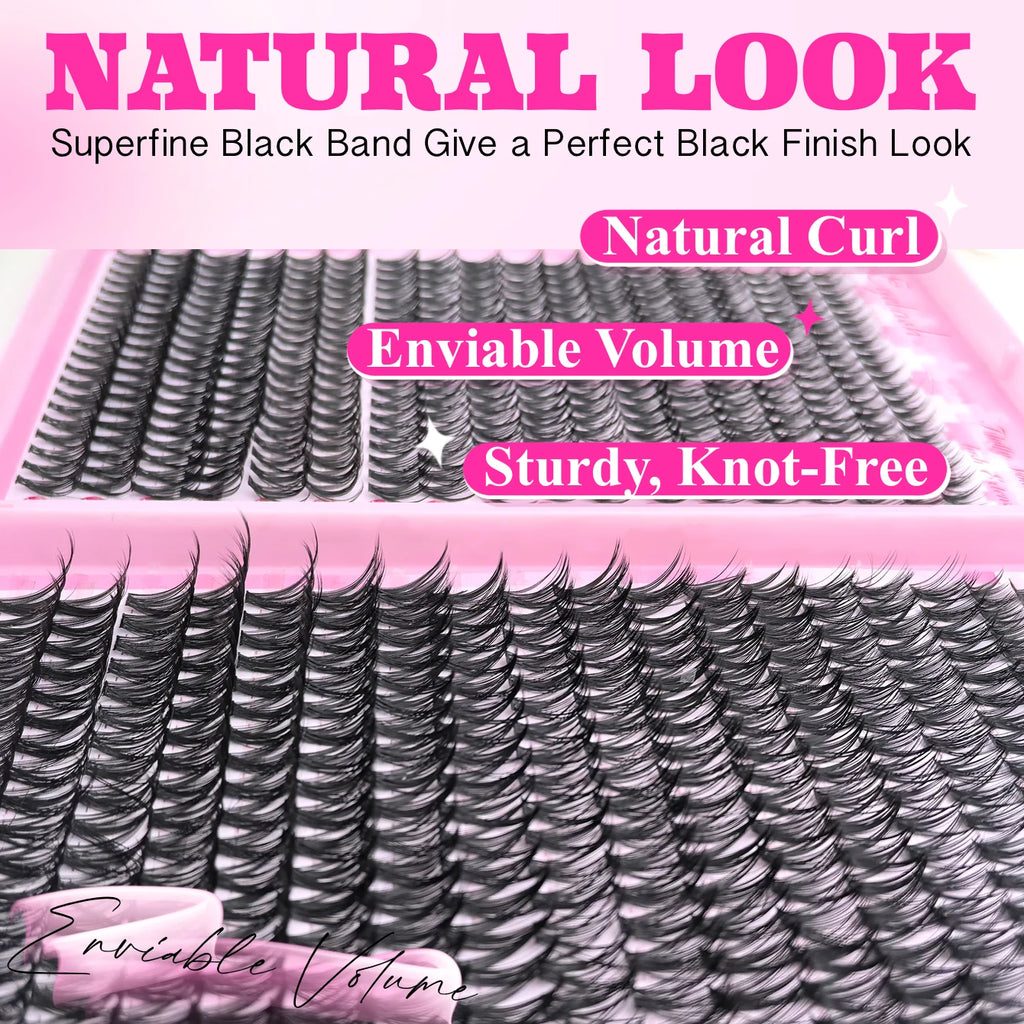 DIY Cluster Lash Extension Kit