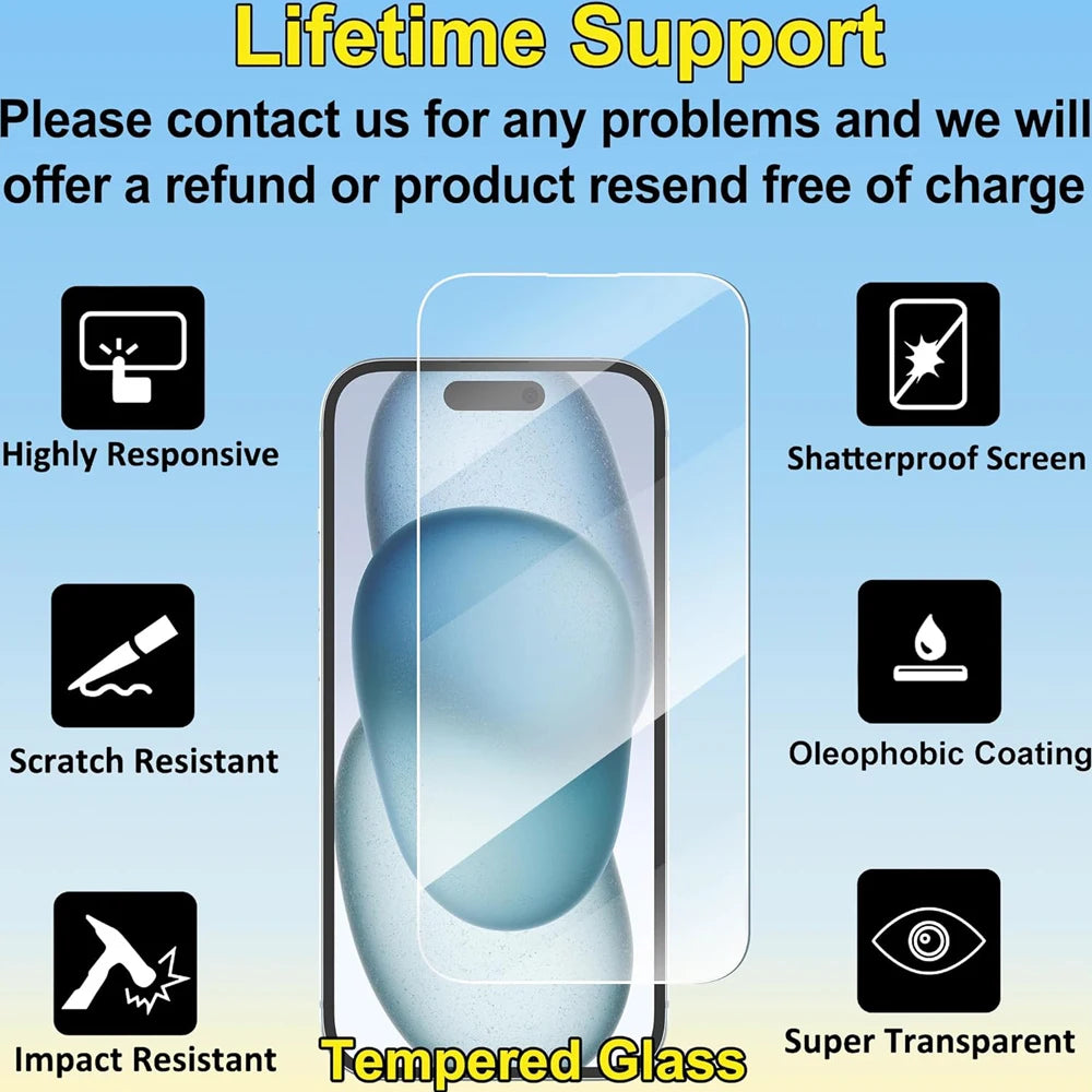 Tempered Glass iPhone Screen Protector