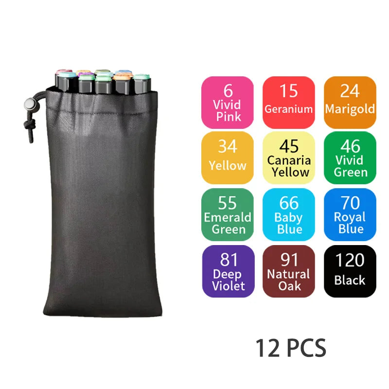 Dual Tip Alcohol Art Markers