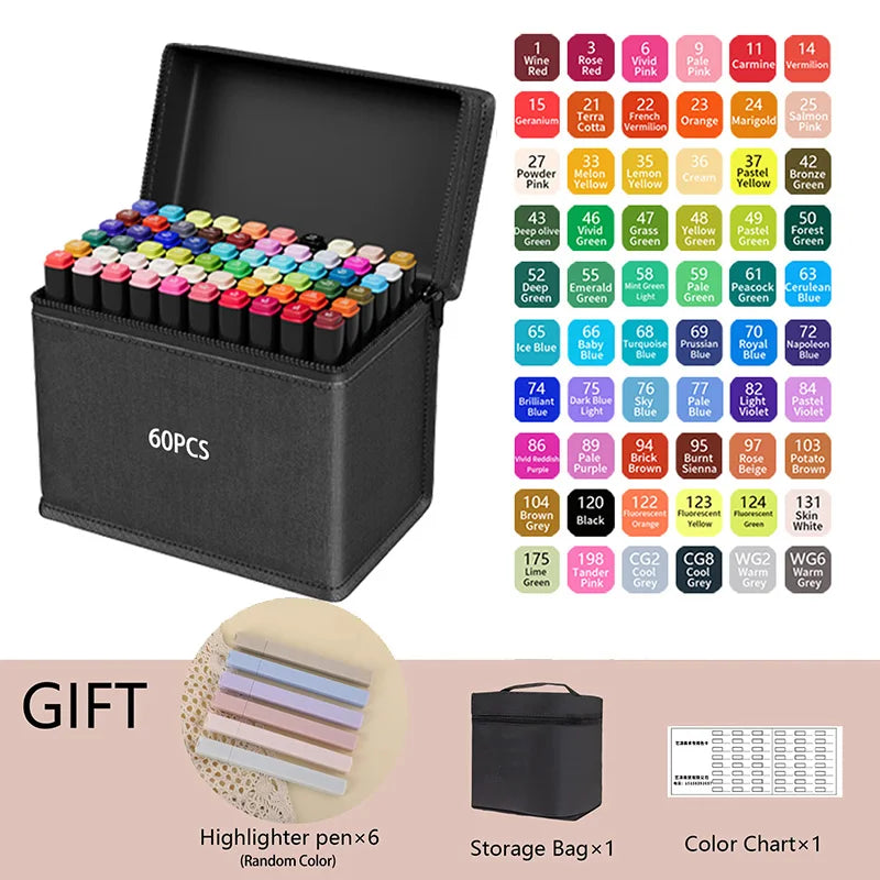 Dual Tip Alcohol Art Markers