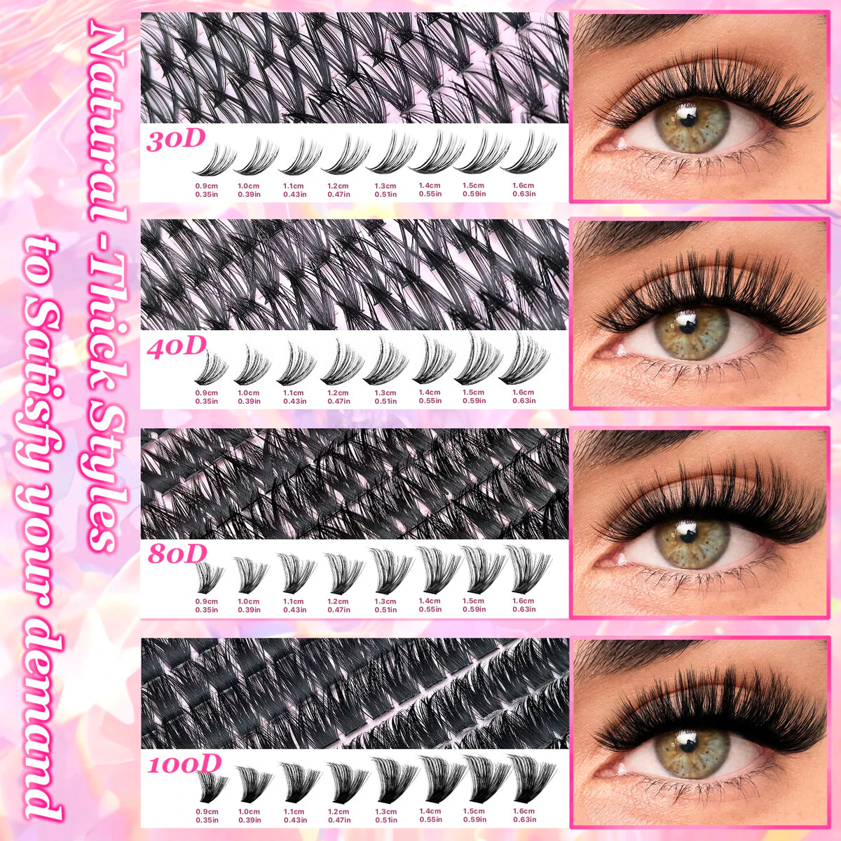 DIY Cluster Lash Extension Kit