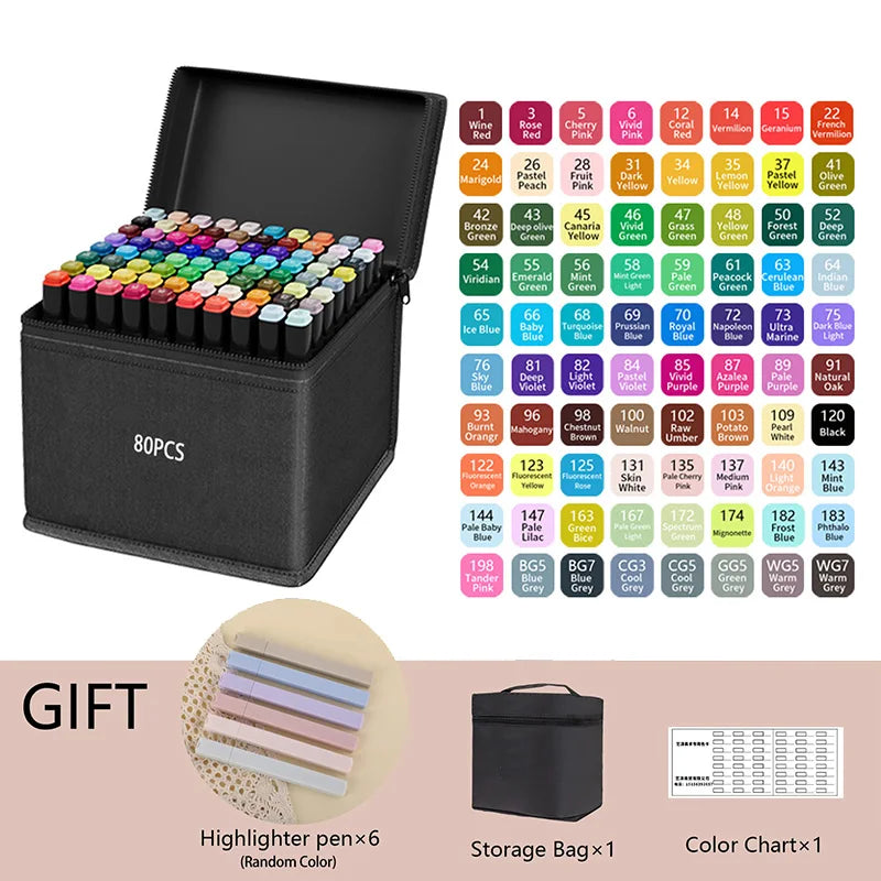 Dual Tip Alcohol Art Markers