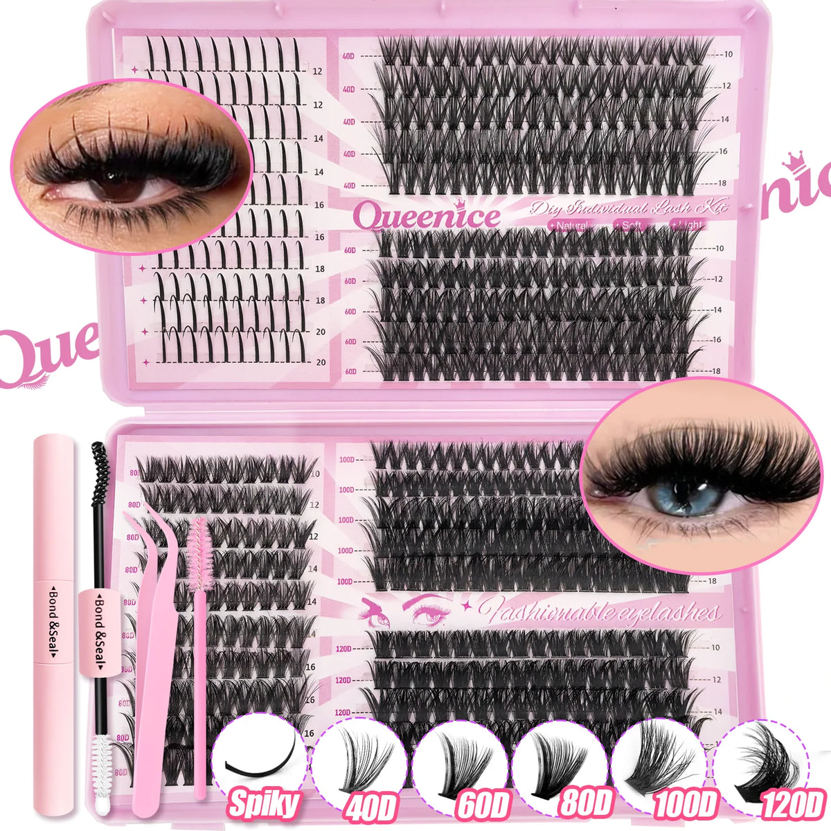 DIY Cluster Lash Extension Kit