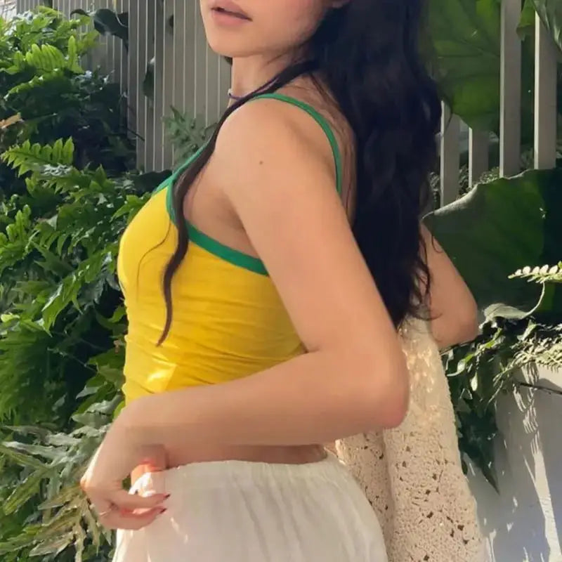 Brazil 90s Crop Top Tee