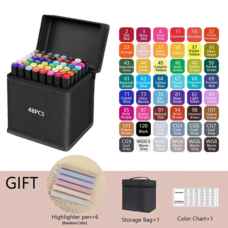Dual Tip Alcohol Art Markers