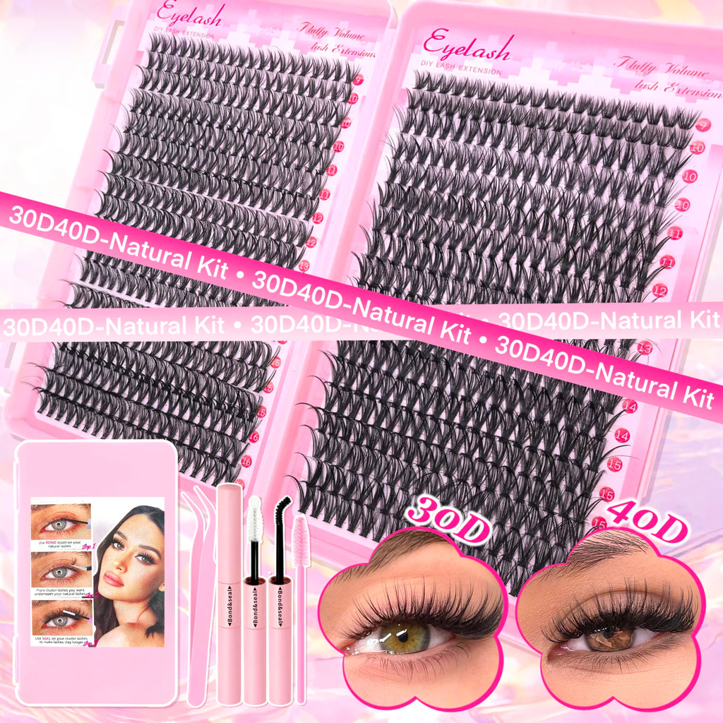 DIY Cluster Lash Extension Kit