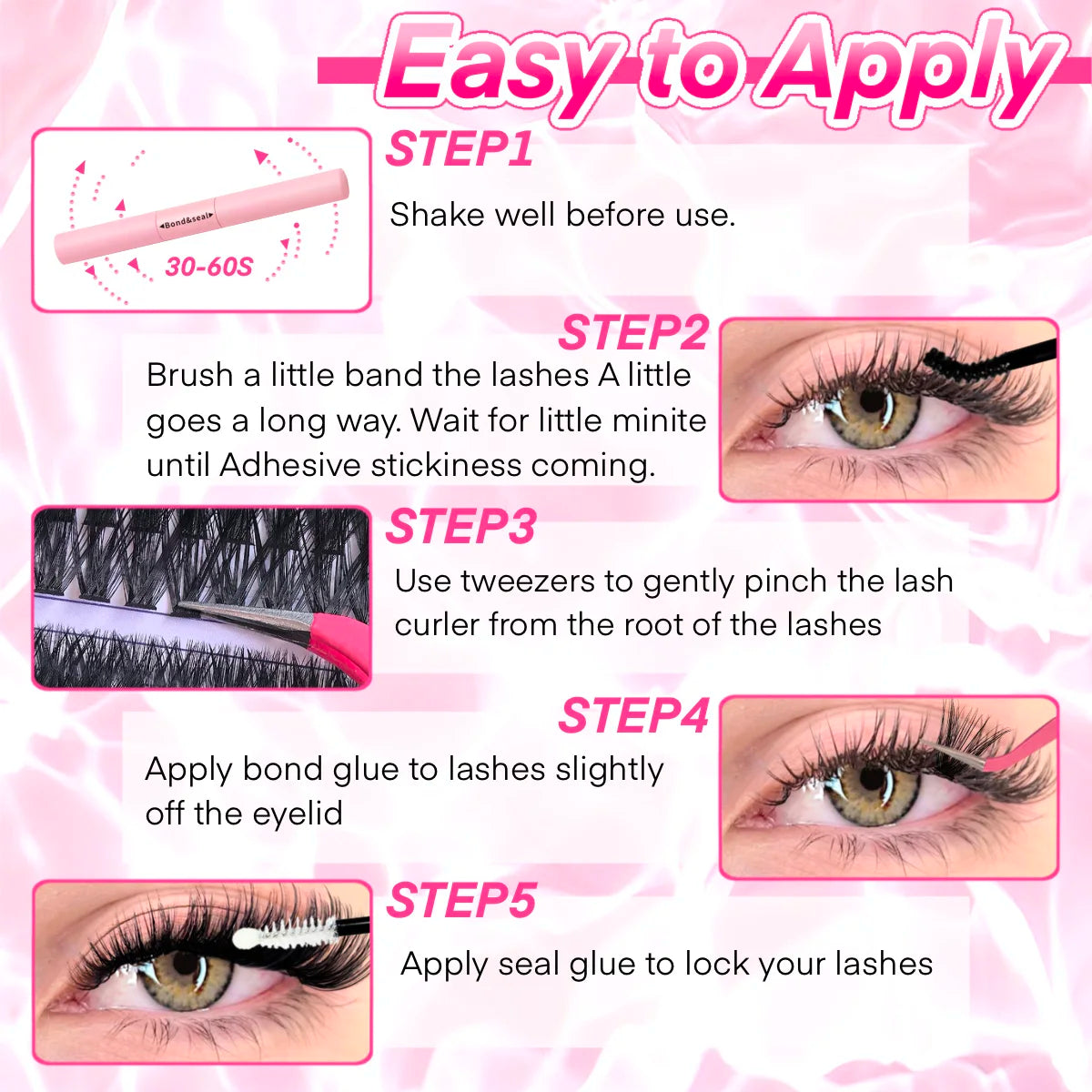 DIY Cluster Lash Extension Kit