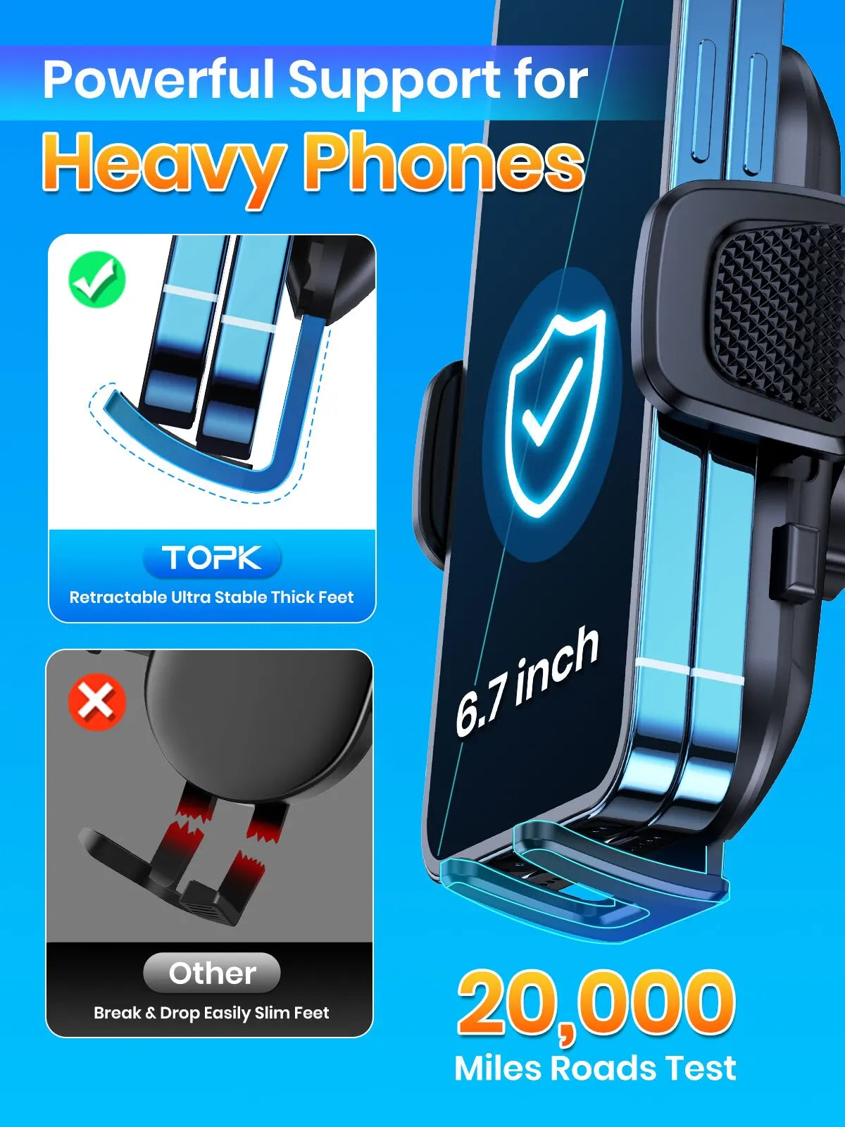 Gravity Car Phone Holder